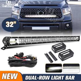 9620z-ty-001 Colight 180w 32 Inch Led Light Bar With Lower Bumper Bracket Wiring Kit For 16-up Toyota Tacoma