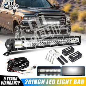 9620z-ty001-65 Colight 20 Inch Led Light Bar Behind Grille For 20-24 Dodge Ram 2500 3500 Front Mount Wire