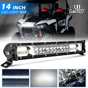 9620z14 Colight 14 Inch 800w Dual Row Led Work Light Bar Spot Flood Off Road Driving Utv Atv Suv 4wd