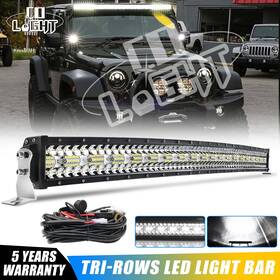 9631t-65 Colight Tri Row Curved 42inch Led Light Bar Combo Beam Offroad Driving Truck 4wd Suv 40 Inch