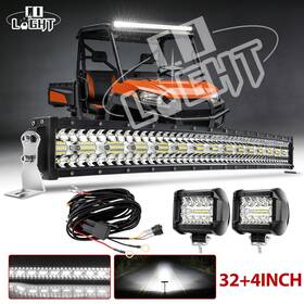 9631t-c-181 Colight 32ftft Led Work Light Bar 4 Inch Pods Combo For Kubota Rtv-x1100c X1120/d X1140 X900