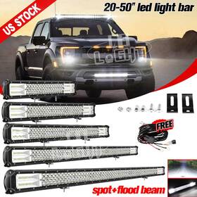 Colight 9632 Roof 20/26/28/34/42/52ftft Led Light Bar Flood Spot Driving For Jeep Truck Suv 4wd