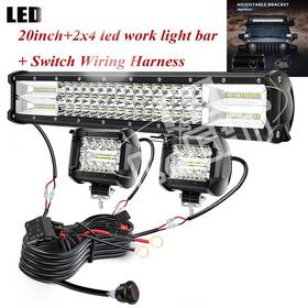 9632-s-9632t-158 Colight 20 Inch Led Work Light Bar Combo 2x4 Pod Lights For Suv Atv Offroad Truck