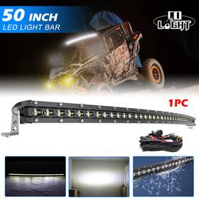 9610gtjc50 Colight-auto Slim 50 Inch Dot Approved Led Work Light Bar Single Row Off Road Driving Utv Suv