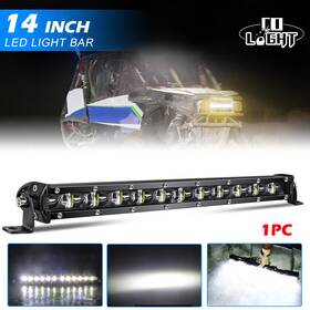 9610z14 Colight-auto 14inch Led Light Bar Slim Single Row Spot Flood Combo Work 4wd Truck Suv Atv