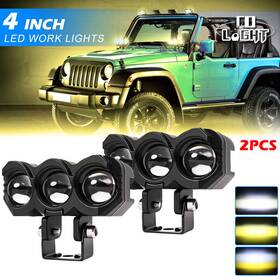 9933dxz Colight-auto Pair Spot 3 Inch Led Work Light Bar Pods Fog Offroad For Jeep Truck Boat Crane