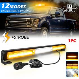 Js-l04-4-wy Colight-auto Rooftop 20 Inch Yellow/white Led Emergency Traffic Advisor Strobe Warning Light Bar