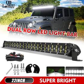 Autoam6607 Colight 22 Inch 480w Led Work Light Bar Combo Bumper Driving Lamp For Jeep Wrangler Jk Tj Cj