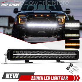 Bra1142-17 Colight 20inch 1200w Led Light Bar With Drl Spot Flood Combo Work Ute Truck Suv Atv 22ftft23 Inch