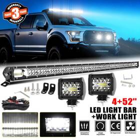Ciascy-300w5dhmcd-2p18wbs-bt Colight 52 Inch Curved 300w Led Light Ba 4 With Pods Offroad For Ford Truck Boat 48/50