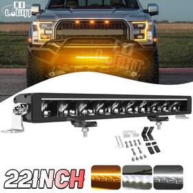Cl-58-zh Colight Slim 22 Inch White Amber Drl Led Work Light Bar Combo Driving Fog Offroad Suv Truck
