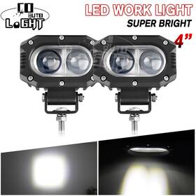 Co-914z-d Colight 2x 4 Inch Led Work Cube Pods Spot Beam Driving Fog Lights Offroad 4wd Truck Suv