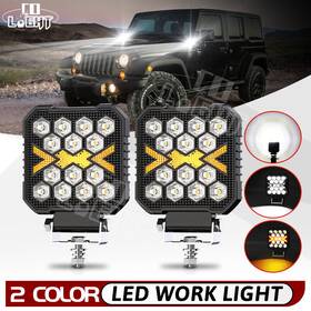 Co-950d-14-2 Colight 4inch Trucks Led Work Lights 2pcs Square 15000lm Spot Flood Driving Light Pods