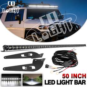 Co-9610z-ft-001 Colight For Toyota Fj Cruiser 2007-2014 6d Slim Roof 50 Inch Led Light Bar Bracket Wire Kit