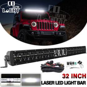 Co-9625f Colight 32 Inch Laser Led Work Light Bar Combo Beam Driving Offroad Atv Suv Truck 30ftft