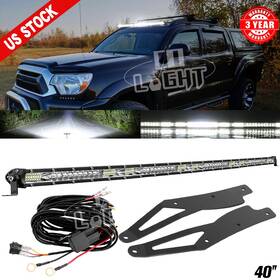 Co1561354 Colight For Toyota Tacoma 40 Inch Dot Curved Led Light Bar Roof Mount Bracket Wire Kit