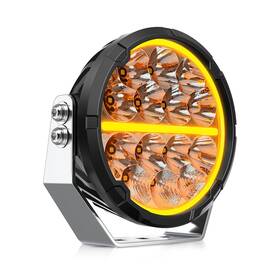 Cod065 Colight 7inch Round Led Work Light Spot Offroad Halo Drl Suv Bumper Driving Pod Fog Lamp