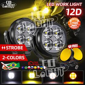 D035 Colight 3.5 Inch Offroad Lights Led Fog Lamps Pods Auxiliary Work Light Bar 4