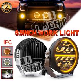 D065-122 Colight 6.5ftft Inch Round Led Work Light Offroad Atv 4wd Suv Driving Bumper Fog Pods 7