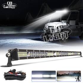 Dti-2r-30-bsr-r Colight For Polaris Rzr Turbo 30 Inch Slim Single Row Led Light Bar Combo Rock Switch Wiring
