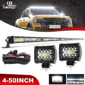 Dysoz096 Colight Fit 93-11 Ford Ranger 50 Inch Led Light Bar Upper Roof 52 4 Work Wire