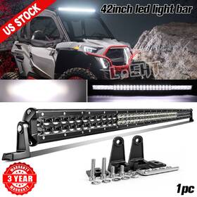 E4r12 Colight 42 Inch Led Light Bar Dual Row Spot Flood Combo Driving Fog Lamp Offroad Truck Utv