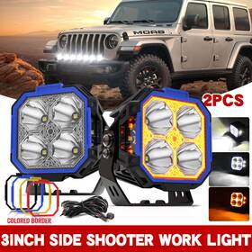 F996-driving Colight 2x 3ftft In 200w Led Pod Driving Work Lights Pods With Side Light Drl Offroad