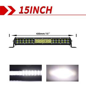 Ftrlhm3892039895-usa Colight Slim 15 Inch 20 24 28 33 38 42 48 Dual Row Led Light Bar Spot Flood Work Driving 4wd