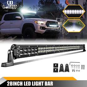 Colight Gcesm12dpk-us 28 Inch Led Light Bar Spot Flood Offroad Work Driving Lamp 12v 24v Pickup Boat