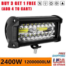 In3rcb02ascsgvd Colight 2 10pcs 7 Inch Led Work Light Bar Spot Flood Combo For Truck Suv Atv Offroad Driving