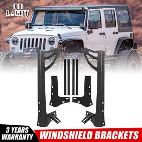 Jg-zj-jp-029a Colight For 07-18 Jk Jeep Wrangler 50/52 Inch Light Pods Windshield A-pillar Mount Brackets