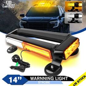 Js-bsl04 Colight Emergency 14ftft Led Light Bar Strobe Warning Traffic Advisor Amber/white