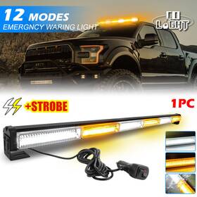 Jsbsl042wyds Colight 34 Inch In Led Warning Emergency Light Bar Rooftop Amber/white Flash Traffic Advisor