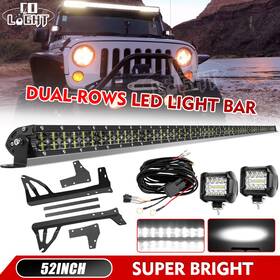 Ka-20191009-88888 Colight Ka-20191009-88888- 52 Inch 1600w 4 Led Light Bar Mounting Bracket For Jeep Wrangler Jk 2007-2018