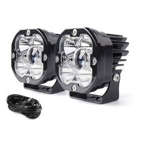 L030-laser1000m Colight 2x Laser 3 Inch 300w Led Work Light Bar Pods White/yellow For Can-am Maverick X3