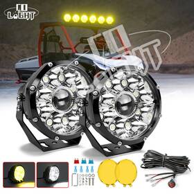 Lby050d-181 Colight Pair 5 Inch Laser Round Led Work Driving Lights Pods Spot Flood Beam Offroad Utv