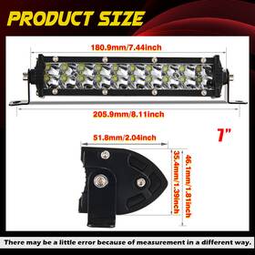 Led-9610b Colight Slim 7 14 20 26 32ftftin Led Work Light Bar Spot Flood Fog Offroad Driving Atv Suv