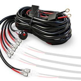 Llx8ft-1 Colight 4 Ways Wiring Harness Kit On-off Switch Relay For Led Cube Pods Work Light Bar