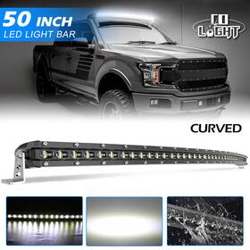 Ly000491u2b Colight 50 Inch Curved Led Light Bar Spot 52 4x4 For Ford F150/f250/f350 Super Duty