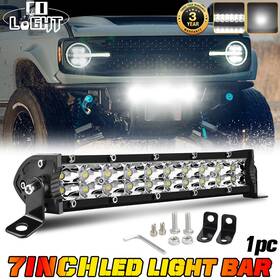 My-10z723 Colight 7inch Led Work Light Bar Dual Row Spot Flood Offroad Fog Driving Atv 4wd Suv Utv