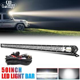 Qplb05300cat Colight 50inch Beeline Led Light Bar Dual-row Driving Off-road Combo 4x4wd Fog Lamp Wire