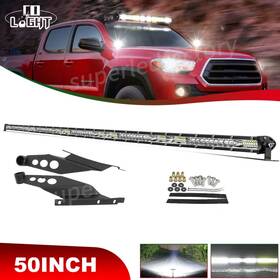 S-wl-br-tac-cur-05-16 Colight Fits Toyota Tacoma 2005 2016 Bracket 50 Inch Led Light Mount Bar Spot Flood Combo