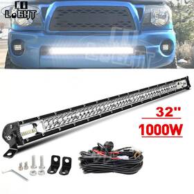 Si-7010200701 Colight For 05-15 Toyota Tacoma Bumper Hidden Grille 32 Inch In Led Light Bar Mount Kit Wire