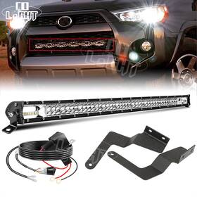 Si026l05 Colight 32 Inch Led Light Bar Hidden Grille Bumper Mount Wiring Kit For Toyota 4runner 14-19