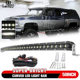 Sit61l13w01a107 Colight For 1989-1998 K1500/k1500 Suburban 52 Inch Led Light Bar Roof Mount Bracket Wire