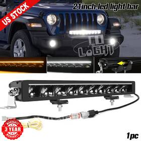 Sp9047-100s Colight 21 Inch Slim Led Light Bar White Amber Drl Combo Beam Driving For Jeep