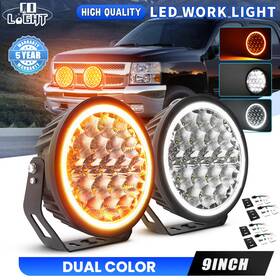 Sp9in64bsb-f15 Colight 9 Inch Osram Led Driving Lights Round Black Spotlight Drl Offroad Truck 4x4 Wire