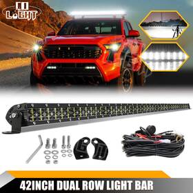 Z109al009w002 Colight For Toyota Tacoma 1995-00 01 02 03 04 Roof 42inch Led Light Bar Mount Wire Combo