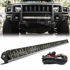 Zt034 Colight For 2006-2010 Hummer H3 Bumper 32 Inch Wide View Curved Led Light Bar Switch Wire