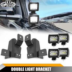 Wi005-a Colight Zt089-a Led001 Fit 2005-2015 Toyota Tacoma Over Hood Ditch Side 4 Inch Led Work Light Pods Bracket